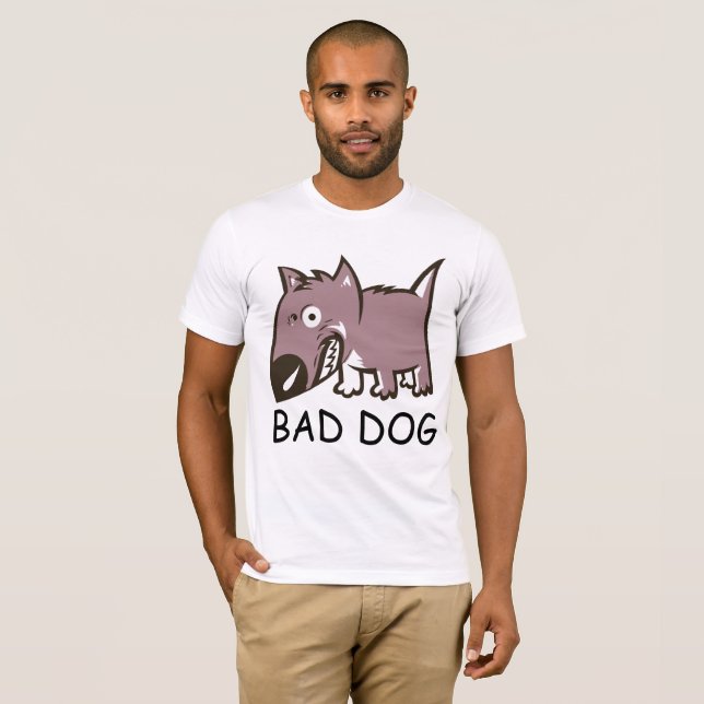 BAD HUND Funny t-shirts (Hel framsida)