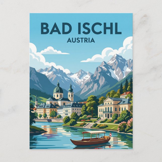 Bad Ischl, Österrike Österrike Vykort (Framsida)