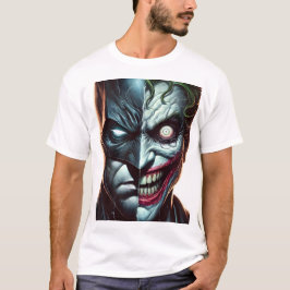 Bad Joke Split Face Duality Art T Shirt