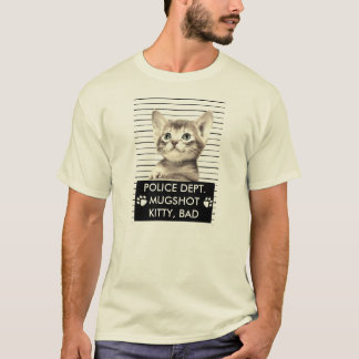BAD KATTUNGE MUGSHOT T-SHIRT