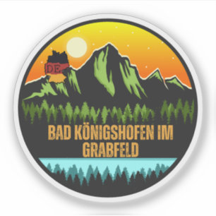 Bad Königshofen im Grabfeld, Tyskland Klistermärken