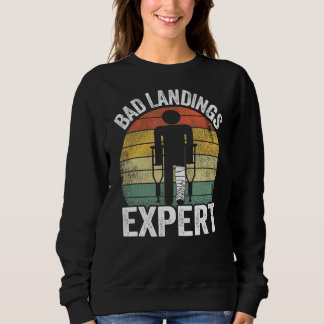 Bad Landings Expert Kids Get well Injury Broken Le T Shirt