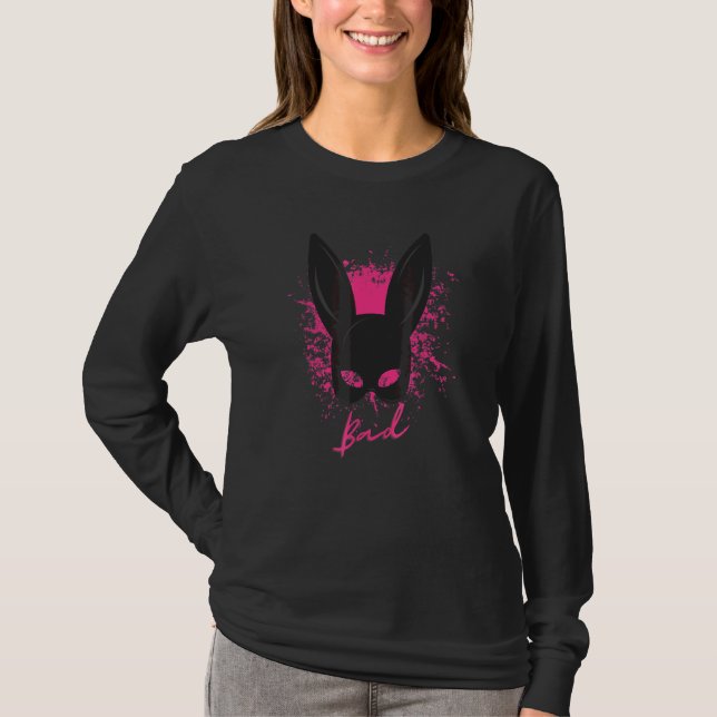 Bad MasqueraRabbit Bunny Mask Streetwear T Shirt (Framsida)