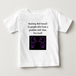 Bad Mood Baby Bra Jersey T-Shirt
