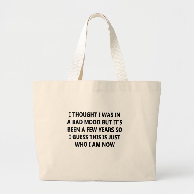 Bad Mood Jumbo Tygkasse (Framsidan)