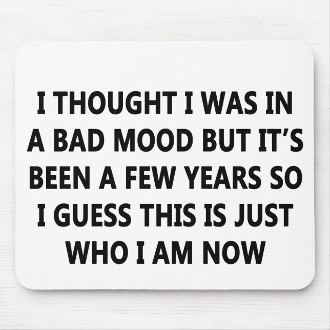 Bad Mood Musmatta (Framsidan)