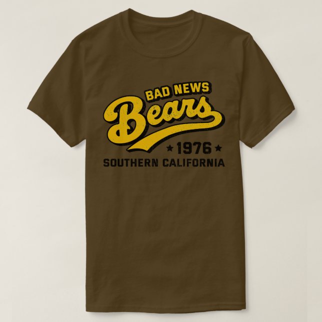 Bad News Bears 1976 Southern California TShirt T Shirt (Design framsida)