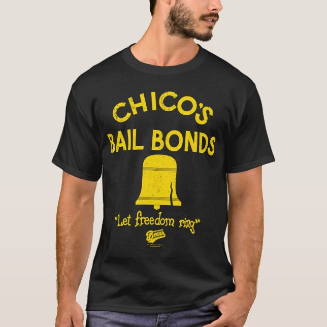 Bad News Bears Chicos Bail Bonds T Shirt (Framsida)