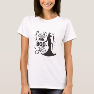 Bad och Boo Jee Halloween T Shirt