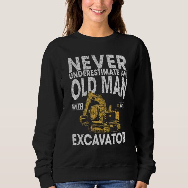Bad Old Man  Construction Workers & Construction S T Shirt (Framsida)
