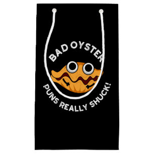 Bad Oyster Puns Verkligen Shuck Food Pun Mörk BG