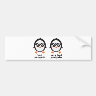 bad penguin - Pinguin Bildekal