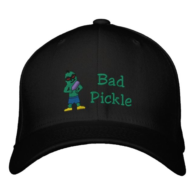 Bad Pickle ,pickleball hat Broderad Keps (Framsida)