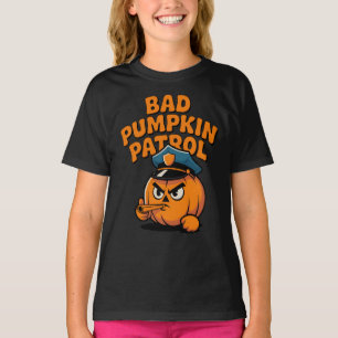 Bad Pumpkin Patrol Funny Halloween Cute Halloween T Shirt
