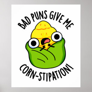 Bad Puns Ge Me Maj stipation Funny Maj Pun Poster