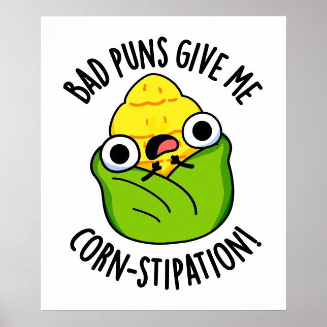 Bad Puns Ge Me Maj stipation Funny Maj Pun Poster (Framsidan)