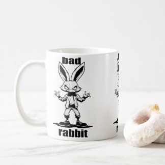 bad rabbit - böser hase Cartoon Tasse Kaffemugg