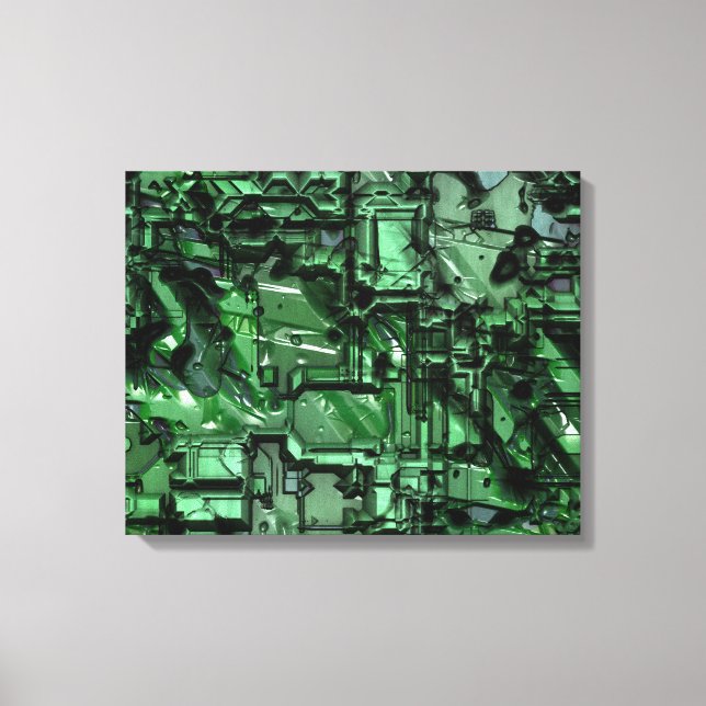 Bad Robot 2 Wrapped Canvas (Framsida)