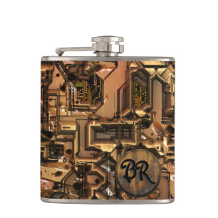 Bad Robot 3 Wrapped Flask Fickplunta