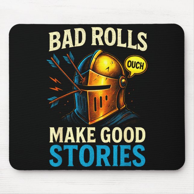 Bad Rolls Make Good Stories - Rpg Gaming Fun  Musmatta (Framsidan)