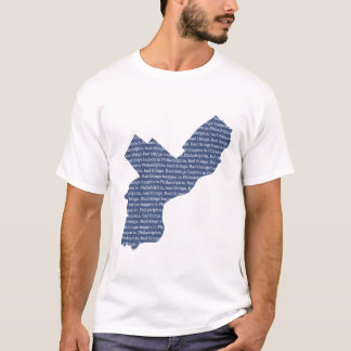 Bad Sak Happen i Philadelphia: Tona Karta T Shirt