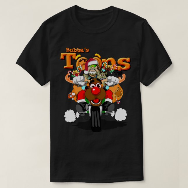 Bad Santa - Bubba Claus T Shirt (Design framsida)