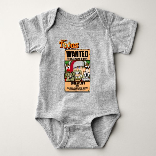 Bad Santa Bubba Claus T-Shirt (Framsida)