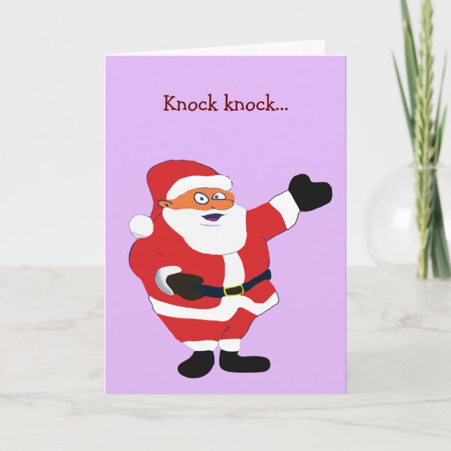 Bad Santa Covid 19 Konstigars Humor Classic Value  Helgkort (Framsida)