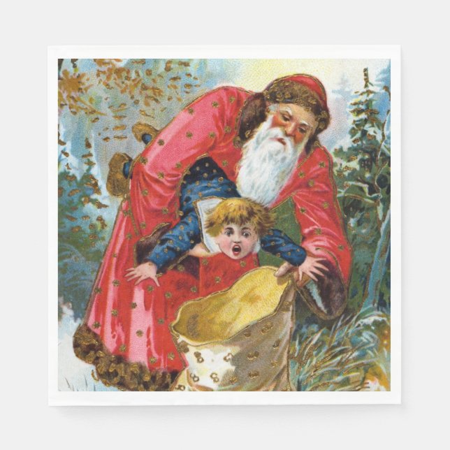 Bad Santa jul Pappersservett (Framsidan)