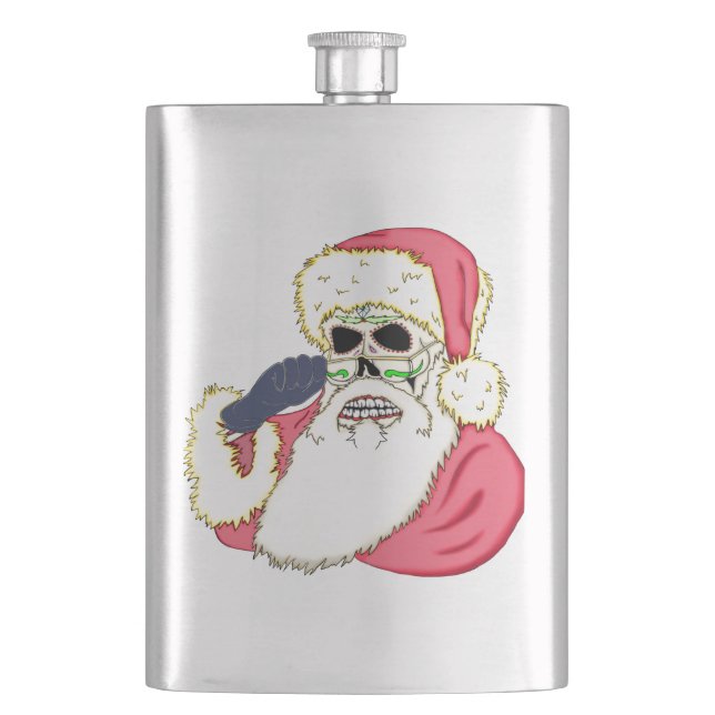 Bad Santa Skull Fickplunta (Framsidan)