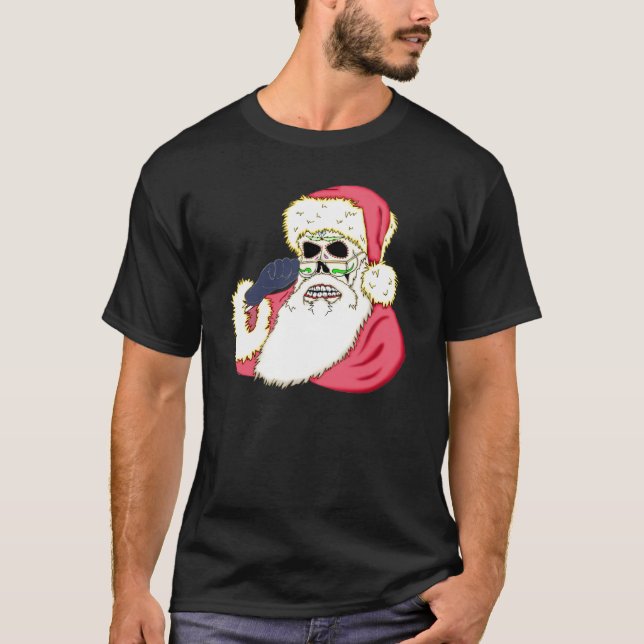 Bad Santa Skull Tee (Framsida)