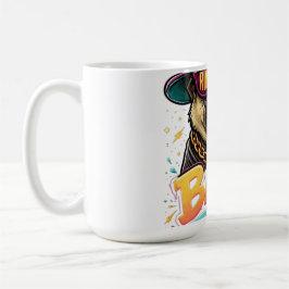 Bad to the Bone Pug — Rude Dude Streetwear Design Kaffemugg