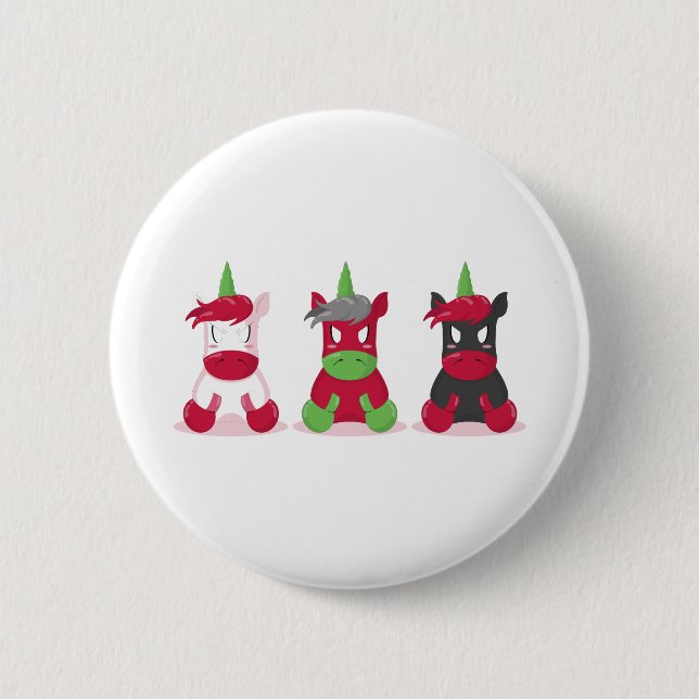 Bad Unicorn Knapp (Framsida)