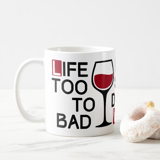 Bad vin kaffemugg (Med munk)