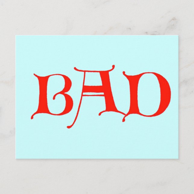 BAD-vykort Vykort (Framsida)