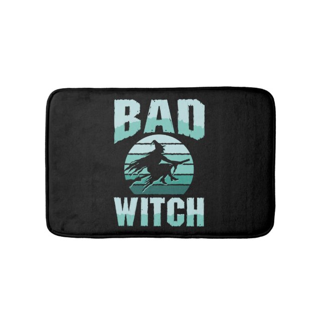 Bad Witch Funny Halloween Badrumsmatta (Framsidan)