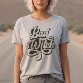 Bad Witch Retro Stil T-Shirt
