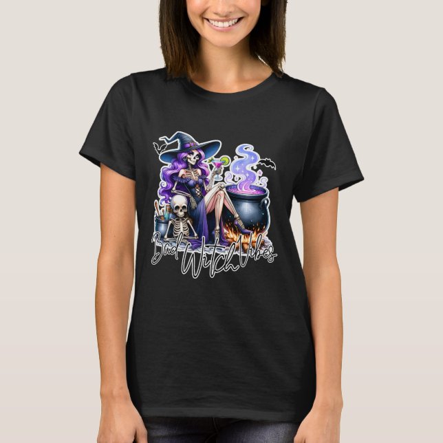 Bad Witch Sexy Mouth T Shirt (Framsida)