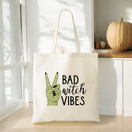 Bad Witch Vibes Modern Halloween Tygkasse