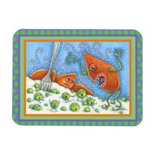 BAD YAM YELLLING VID PEAS, FÄRDIG THANKSGIVING MEA MAGNET
