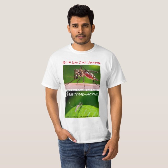 Båda är Zika Vectors Shirt by RoseWrites Tröja (Hel framsida)