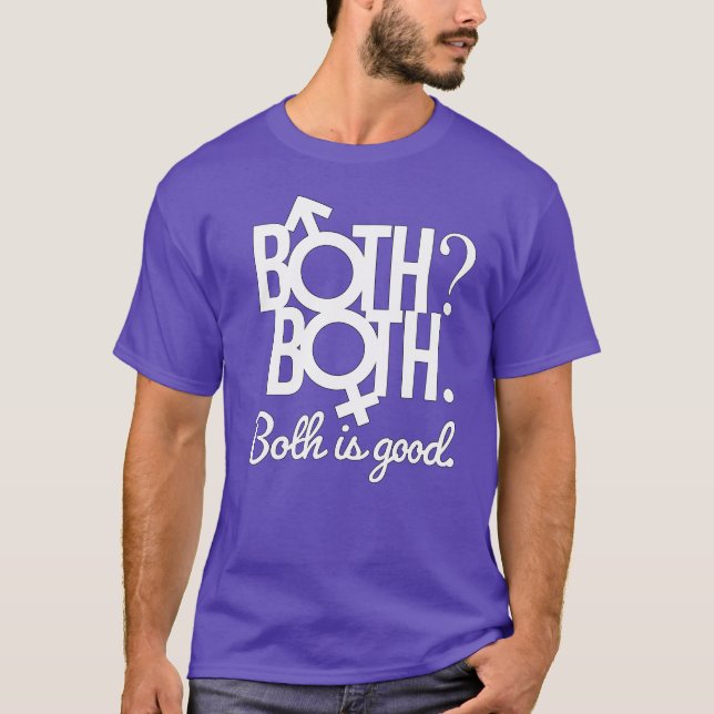 Båda. Båda? Båda är bra T Shirt (Framsida)