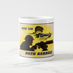 Båda Barrelerna, militären och industrin, Krig-ans Jumbo Mugg