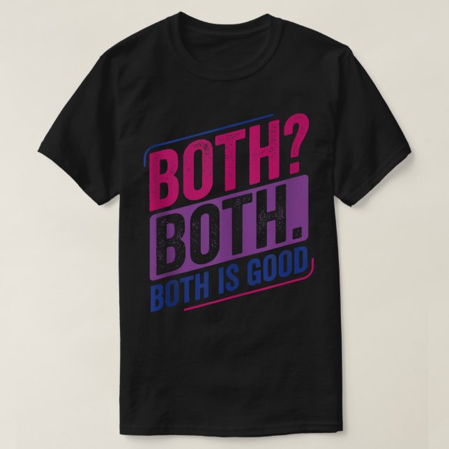 Båda Bi Pride Bisexual Bisexuality Flagga Tank T Shirt (Design framsida)