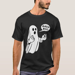 Bada Boo italiensk spök rolig Halloween T-shirt_1. T Shirt