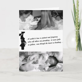 Båda hennes mor kärlek. kort
