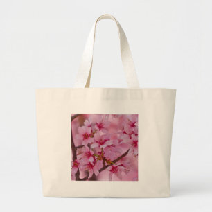 Bada i Rosa japanska Cherry-Blommar Jumbo Tygkasse