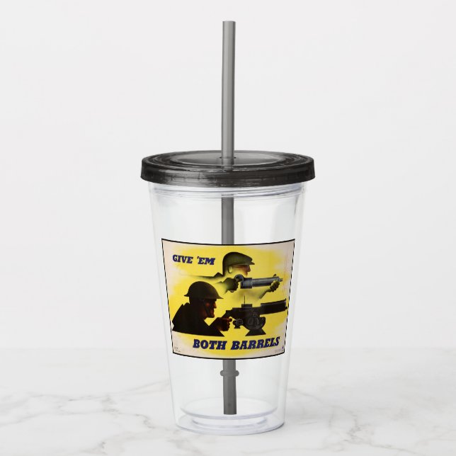 Båda Piporna, Militär & Industri, Krigsansträngnin Take Away Mugg (Framsida)