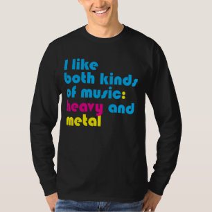 Båda sorter av musik t shirt