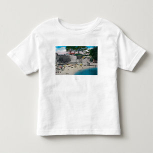 Bada stranden på den Stillahavs- dungen T Shirt